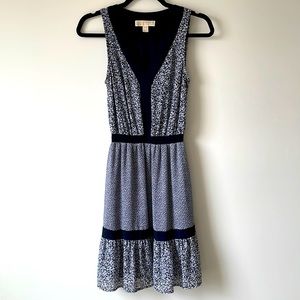 Michael Kors Floral Lined Sleeveless Dress XXS